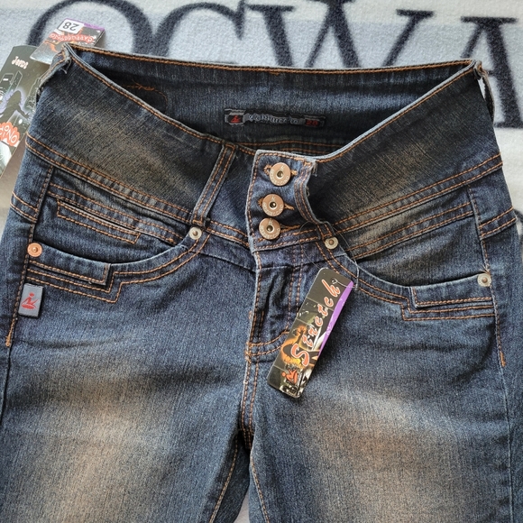 NEW Blue Jeans stretch size 28 push-up jeans - Picture 6 of 7